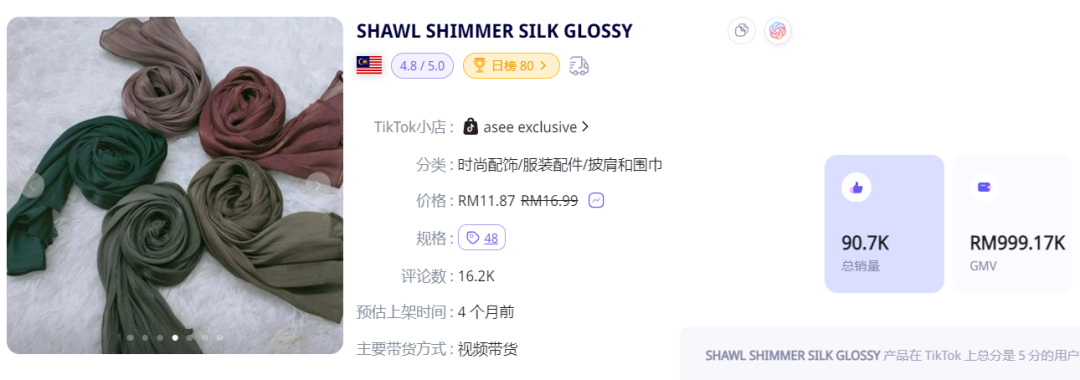 干爆单了!中国出海品牌登上泰国榜一 | TikTok Shop东南亚3月新榜