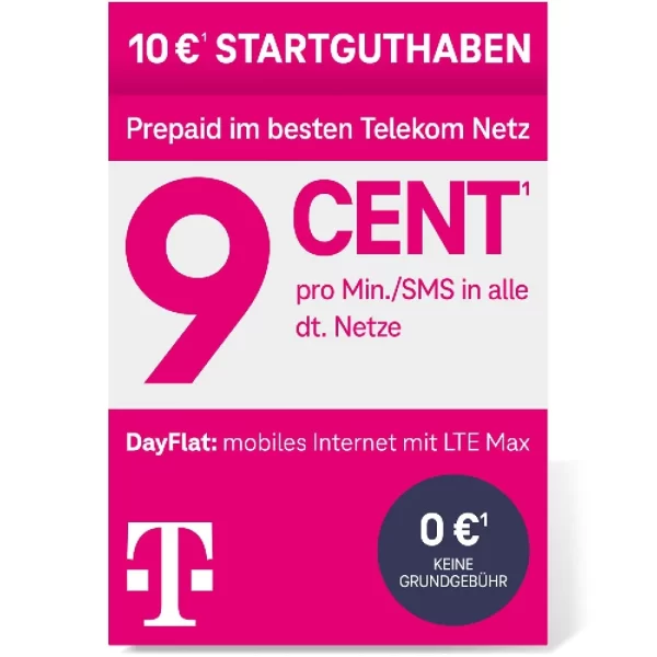 德国Telekom预付费 SIM/eSIM卡